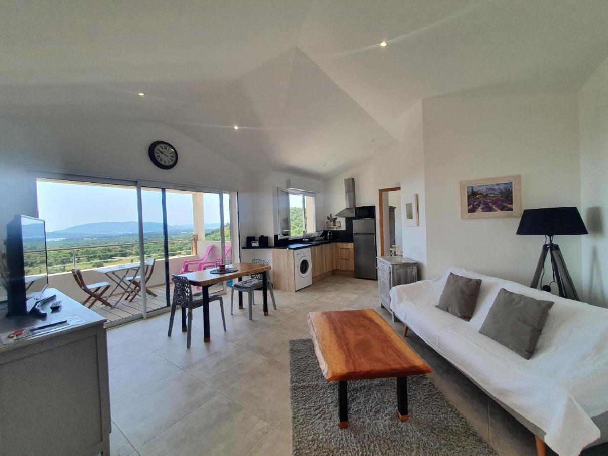 Tres Belle Residence Vue Mer Et Piscine Chauffee - Baccalocation بورتو فيكشْيو المظهر الخارجي الصورة