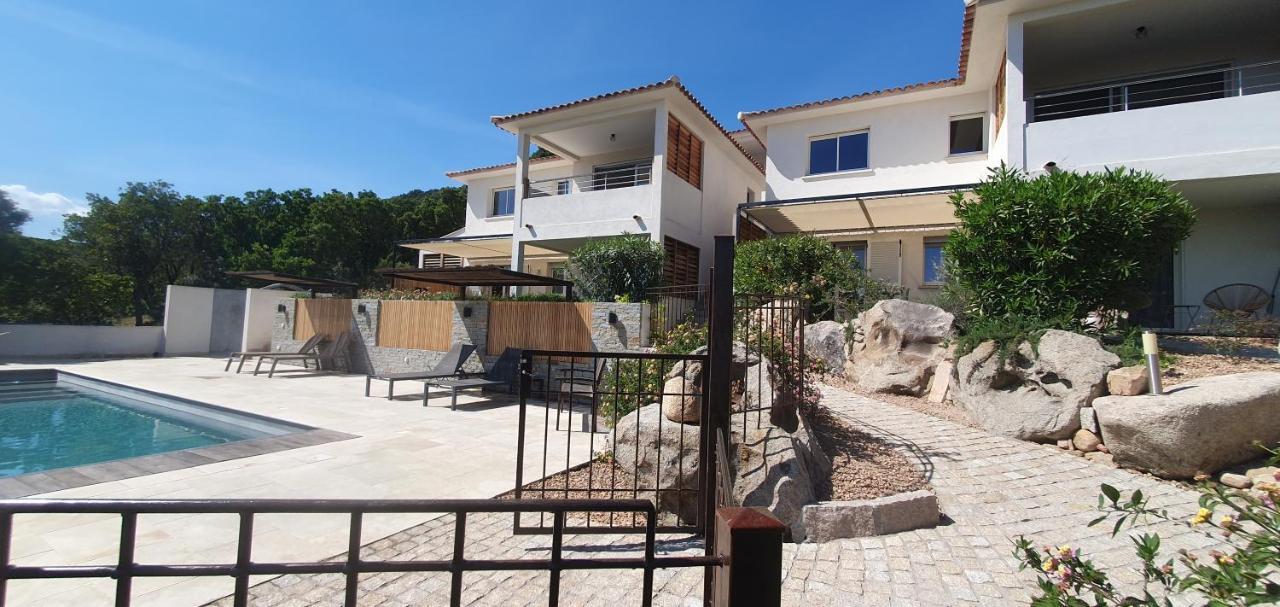 Tres Belle Residence Vue Mer Et Piscine Chauffee - Baccalocation بورتو فيكشْيو المظهر الخارجي الصورة