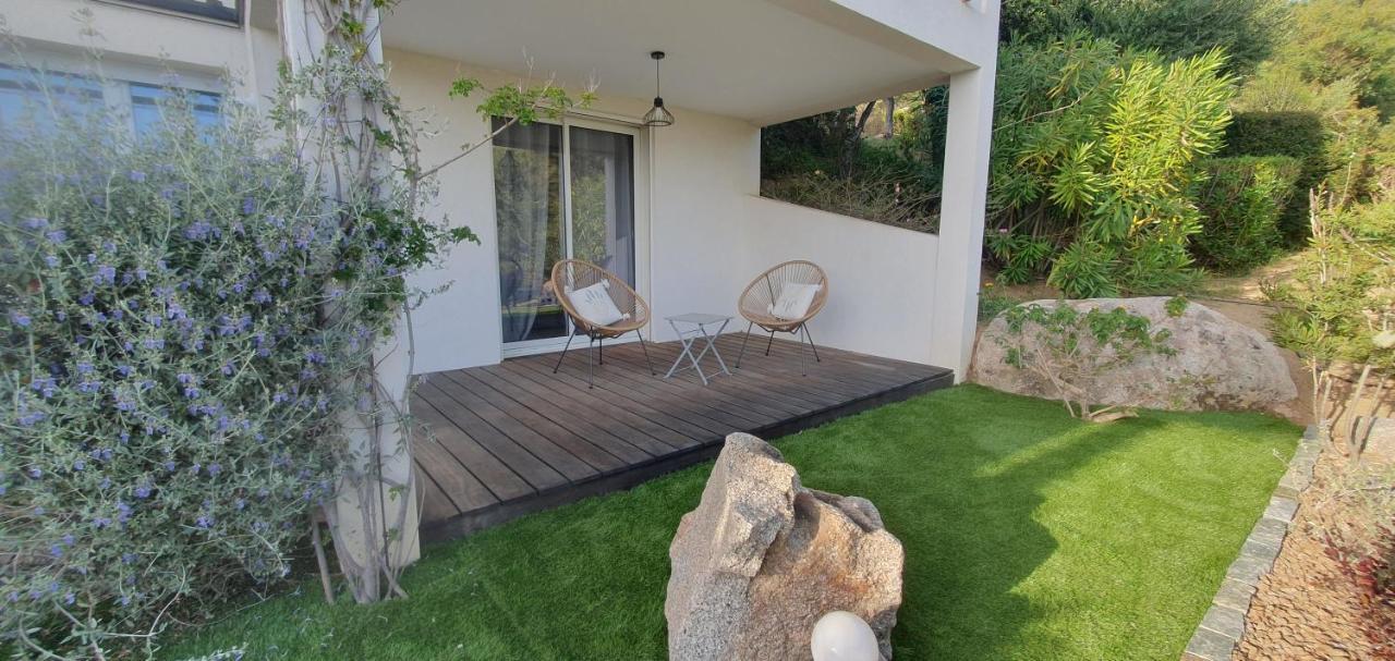 Tres Belle Residence Vue Mer Et Piscine Chauffee - Baccalocation بورتو فيكشْيو المظهر الخارجي الصورة