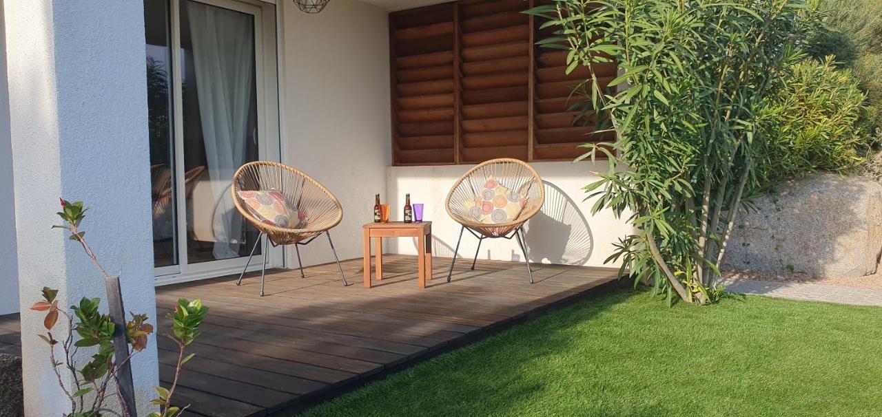 Tres Belle Residence Vue Mer Et Piscine Chauffee - Baccalocation بورتو فيكشْيو المظهر الخارجي الصورة