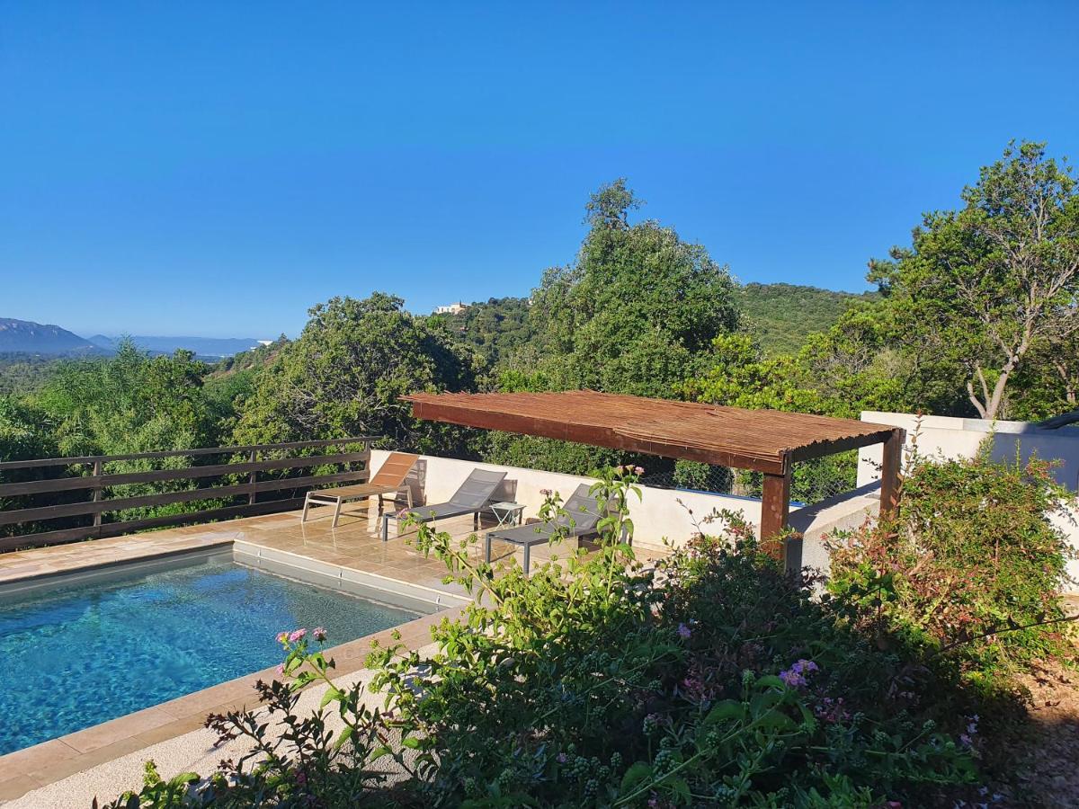 Tres Belle Residence Vue Mer Et Piscine Chauffee - Baccalocation بورتو فيكشْيو المظهر الخارجي الصورة