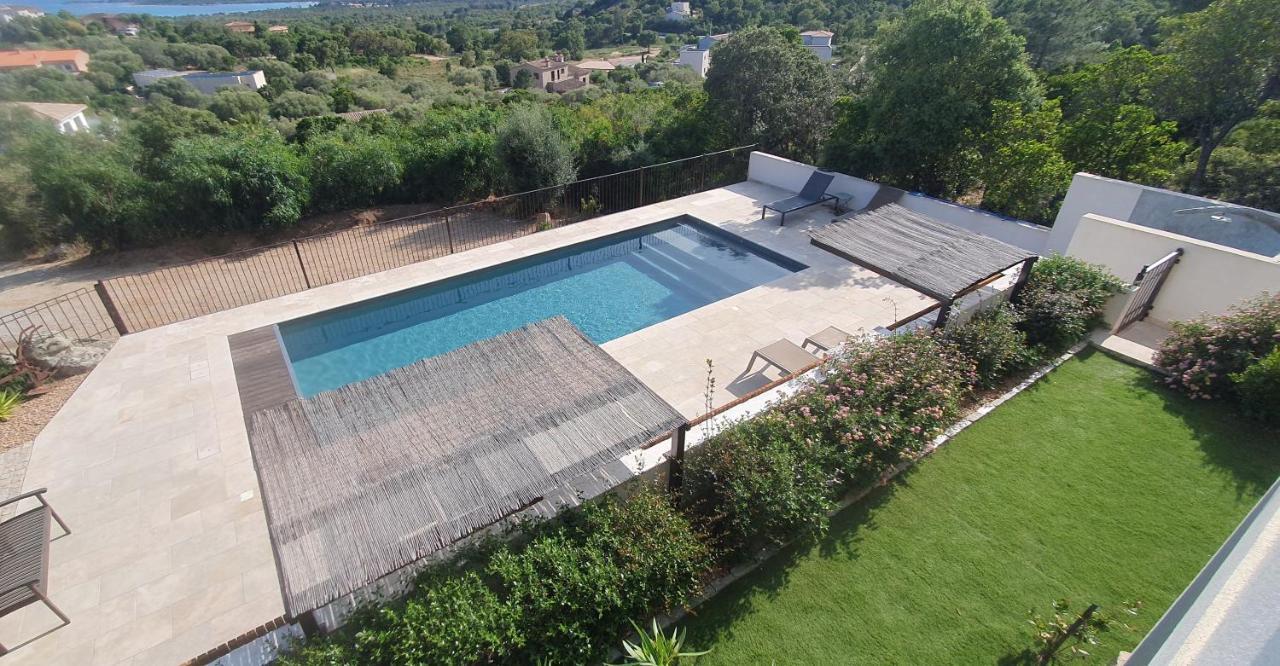 Tres Belle Residence Vue Mer Et Piscine Chauffee - Baccalocation بورتو فيكشْيو المظهر الخارجي الصورة