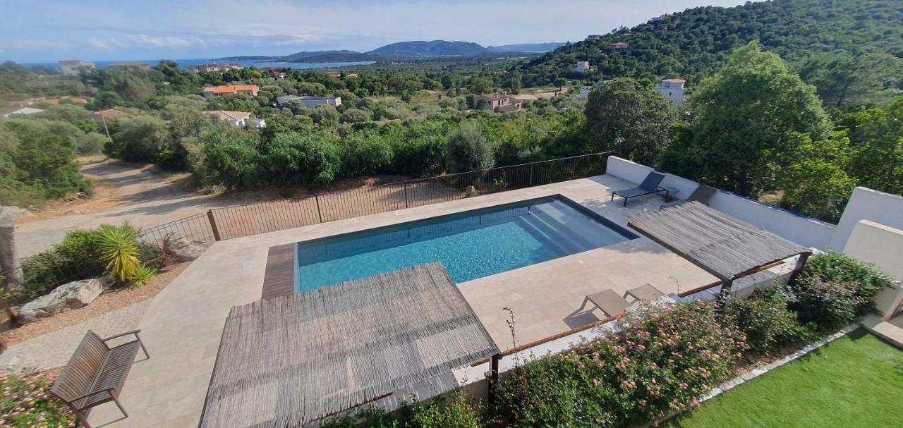 Tres Belle Residence Vue Mer Et Piscine Chauffee - Baccalocation بورتو فيكشْيو المظهر الخارجي الصورة