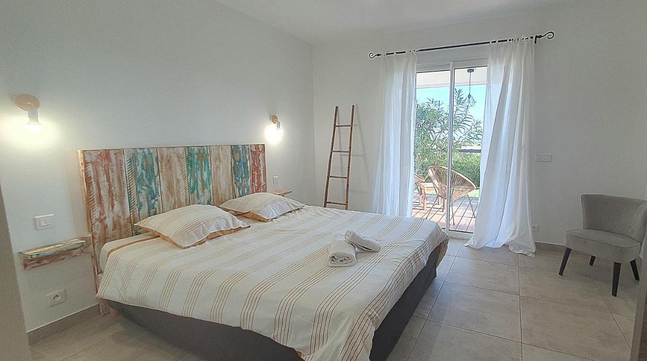 Tres Belle Residence Vue Mer Et Piscine Chauffee - Baccalocation بورتو فيكشْيو المظهر الخارجي الصورة