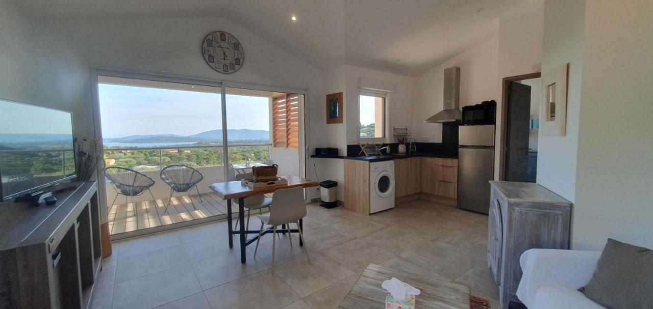 Tres Belle Residence Vue Mer Et Piscine Chauffee - Baccalocation بورتو فيكشْيو المظهر الخارجي الصورة